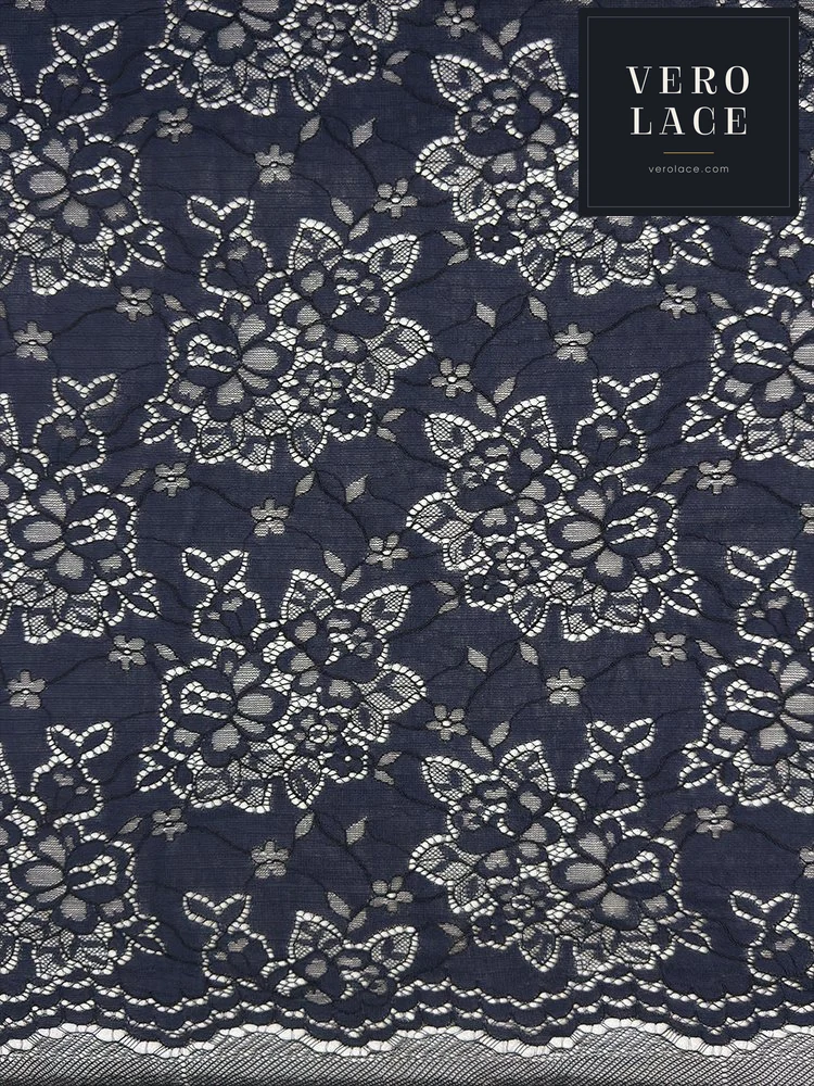 Nylon-Cotton Lace, Scalloped Edge — VL-NC-0193