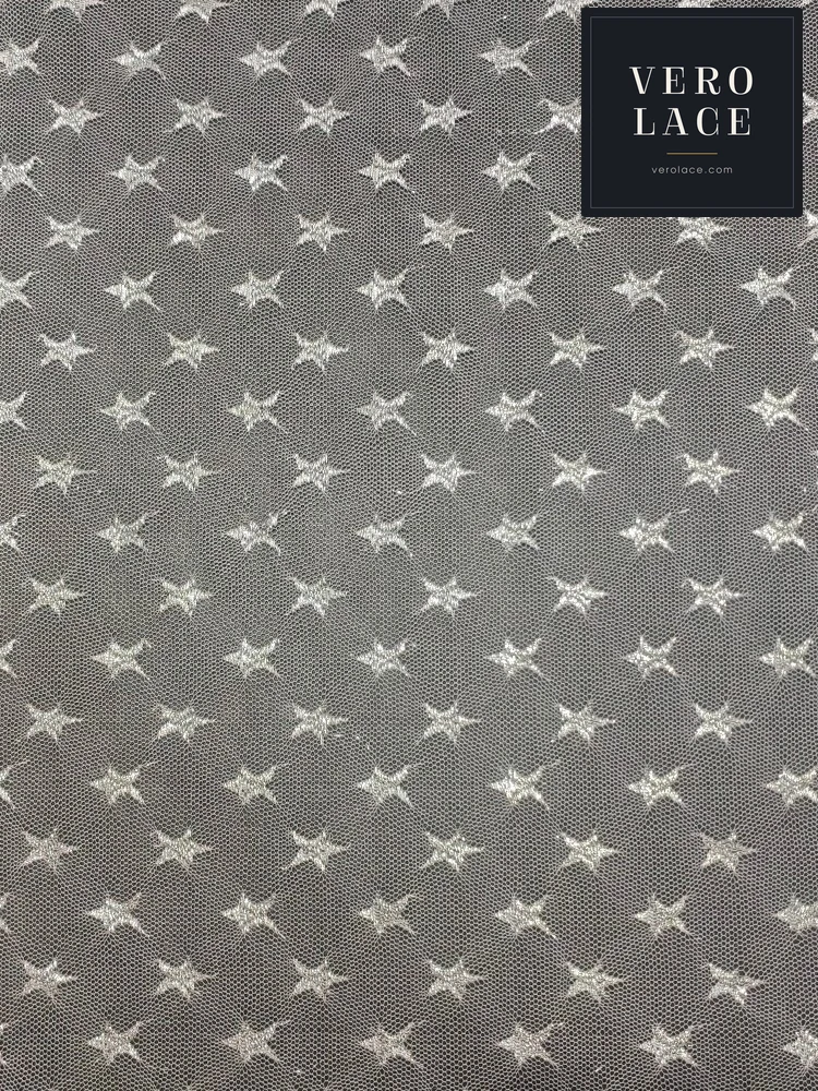 Nylon Lace, Silver Silk — VL-NY-0150