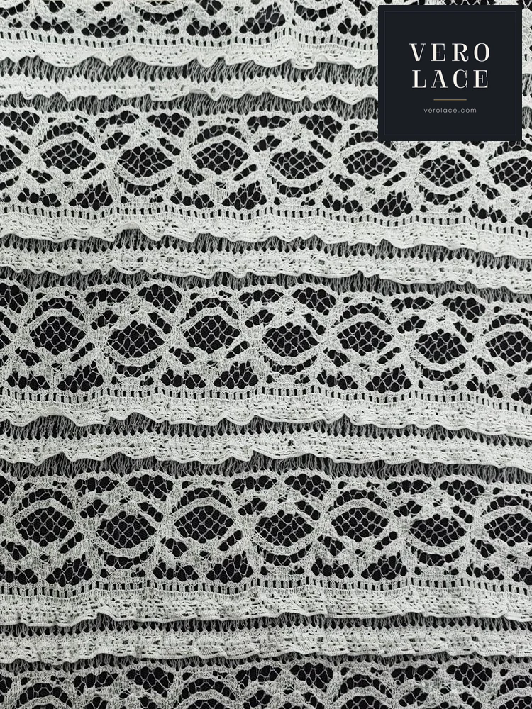 Nylon-Spandex Stretch Lace, Bubble Crepe — VL-NS-0330