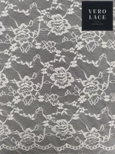 Nylon-spandex stretch lace, scalloped edge — VL-NS-0219