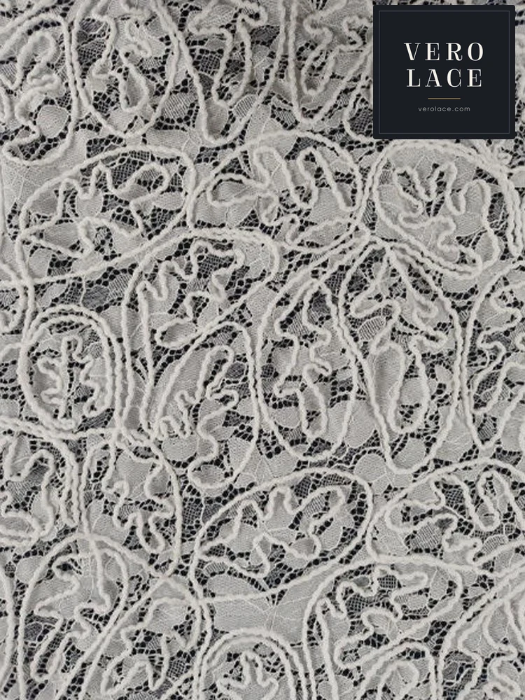 Polyester Lace, Scalloped Edge Soutache Braid — VL-PL-0009