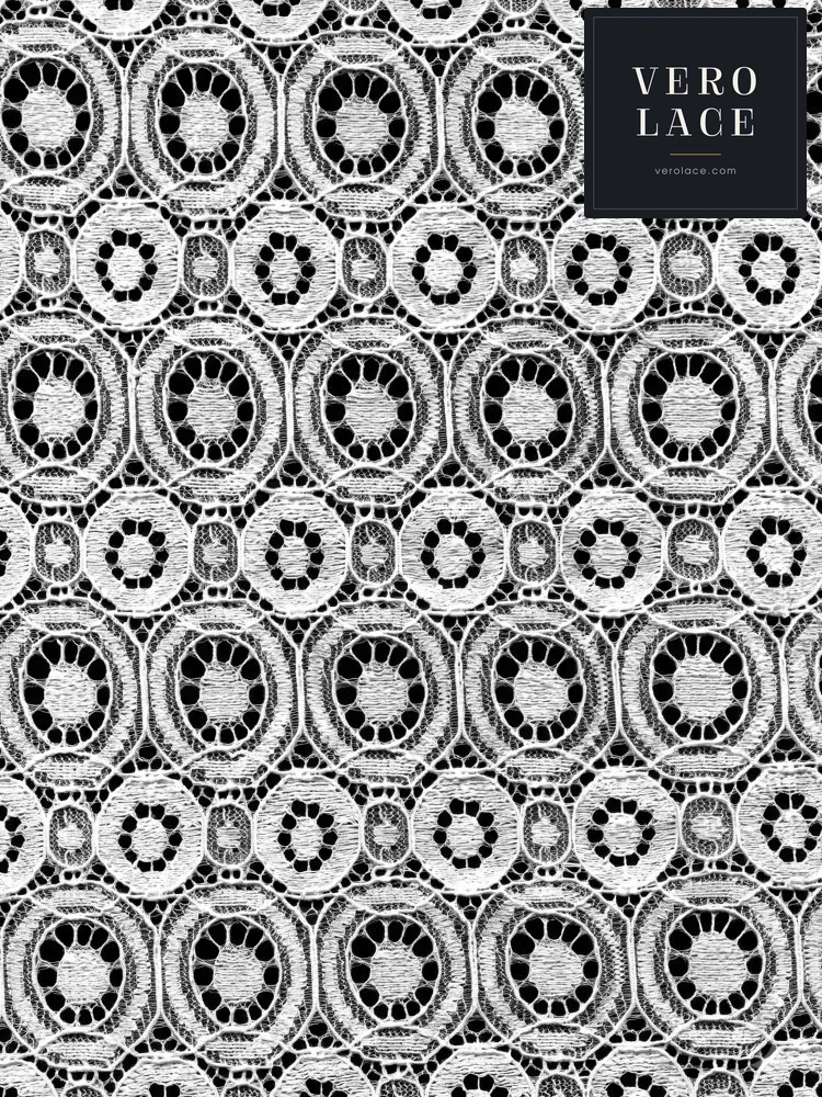 Polyester Lace, Scalloped Edge — VL-PL-0003