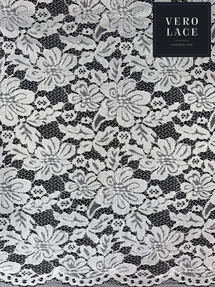 Polyester Lace, Scalloped Edge — VL-PL-0008