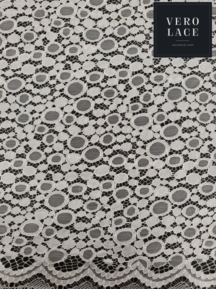 Polyester Lace, Scalloped Edge — VL-PL-0013