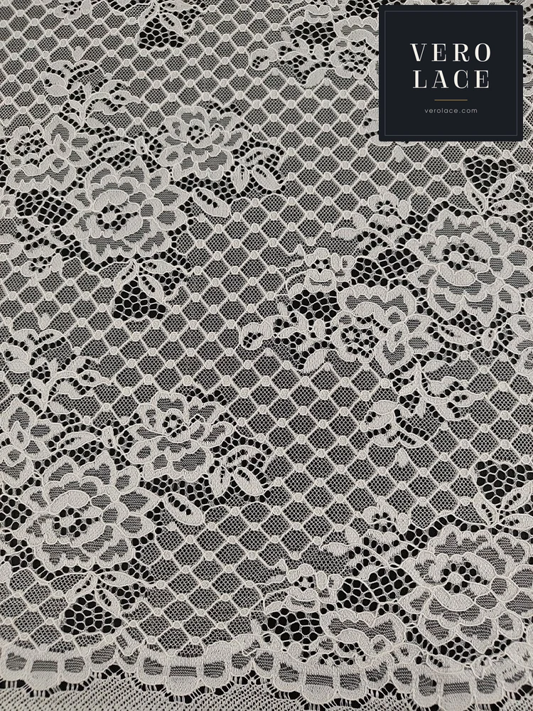 Polyester Lace, Scalloped Edge — VL-PL-0021