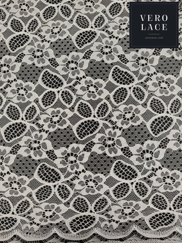 Polyester Lace, Scalloped Edge — VL-PL-0022