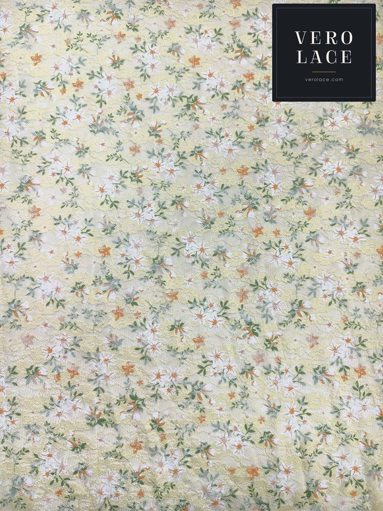 Printed Lace, Ditsy Floral — VL-PR-0125