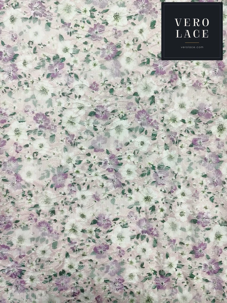 Printed Lace, Ditsy Floral — VL-PR-0158
