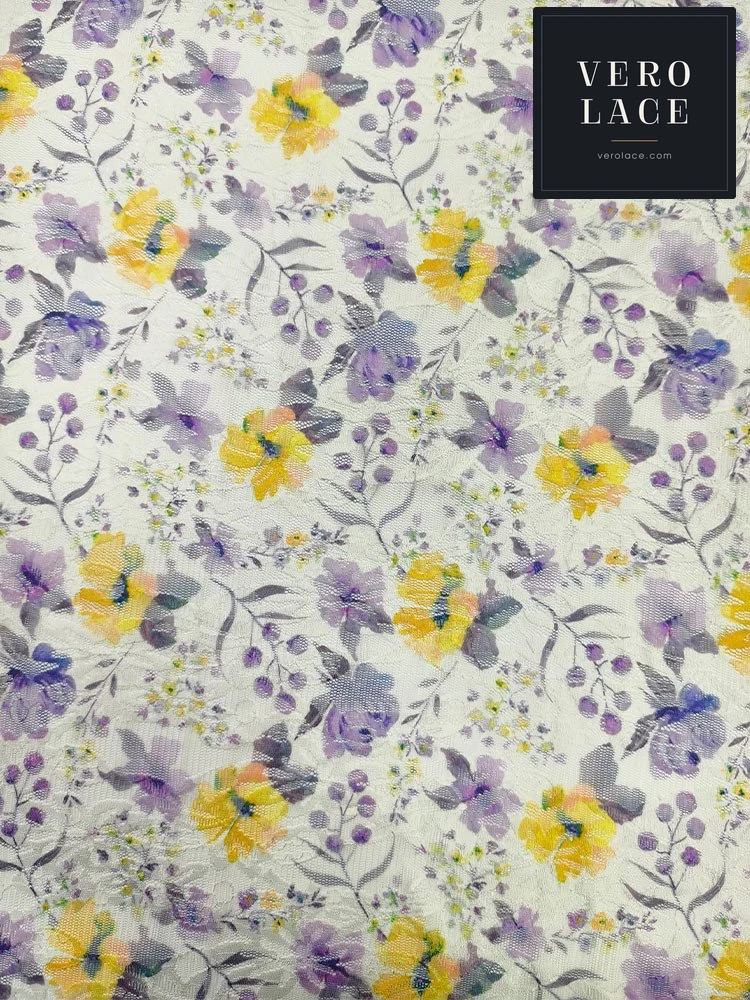 Printed Lace, Floral — VL-PR-0169