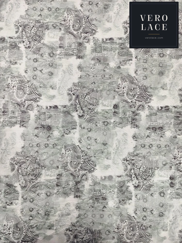 Printed Lace, Paisley — VL-PR-0165