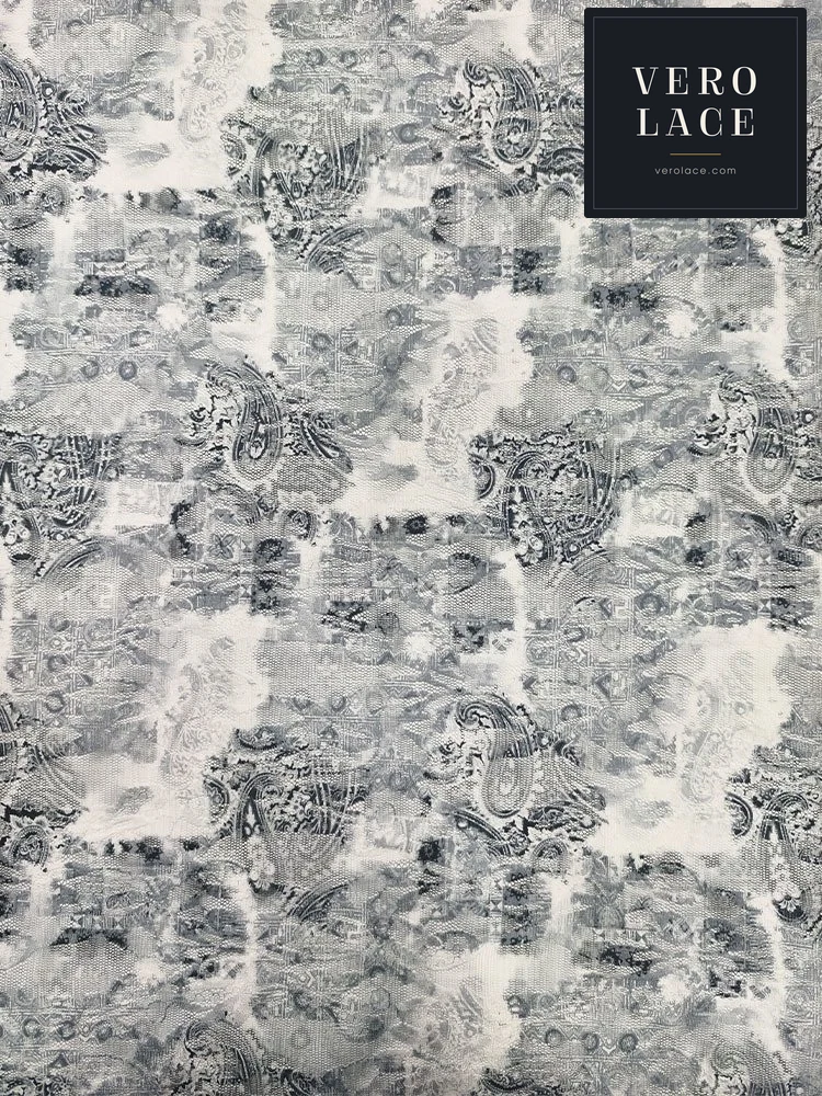 Printed Lace, Paisley — VL-PR-0168