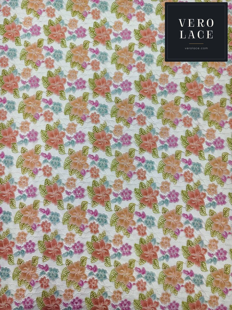 Printed Lace, Placement Floral — VL-PR-0010