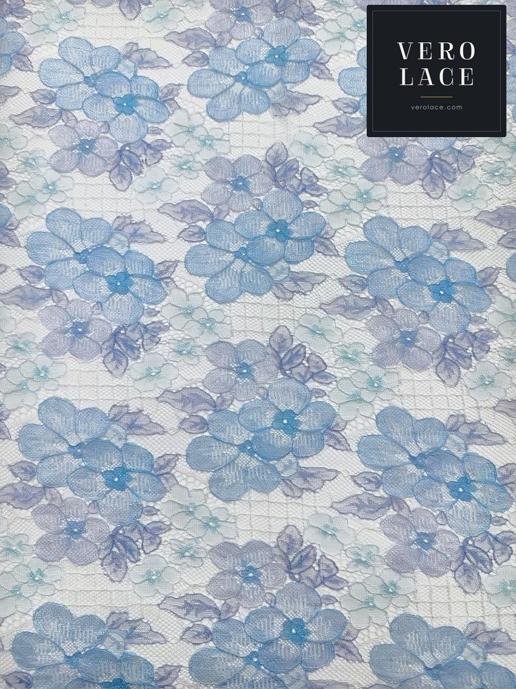 Printed Lace, Placement Floral — VL-PR-0021