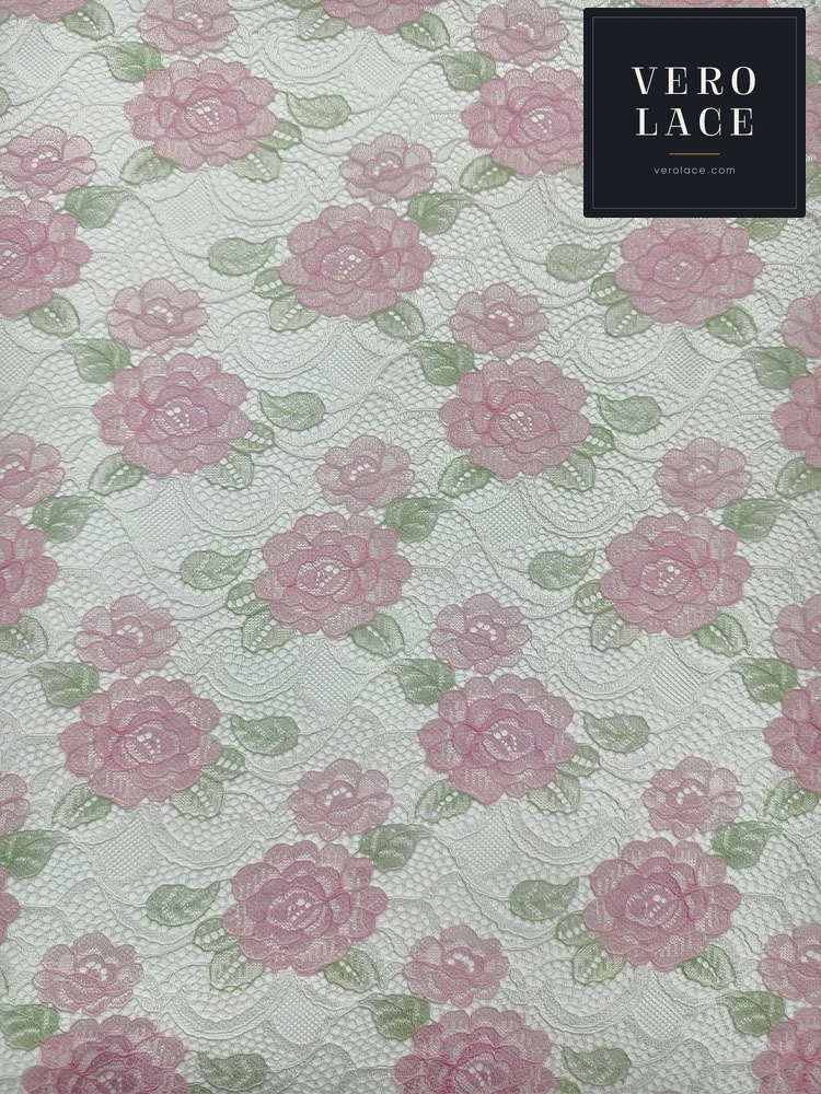 Printed Lace, Placement Floral — VL-PR-0023