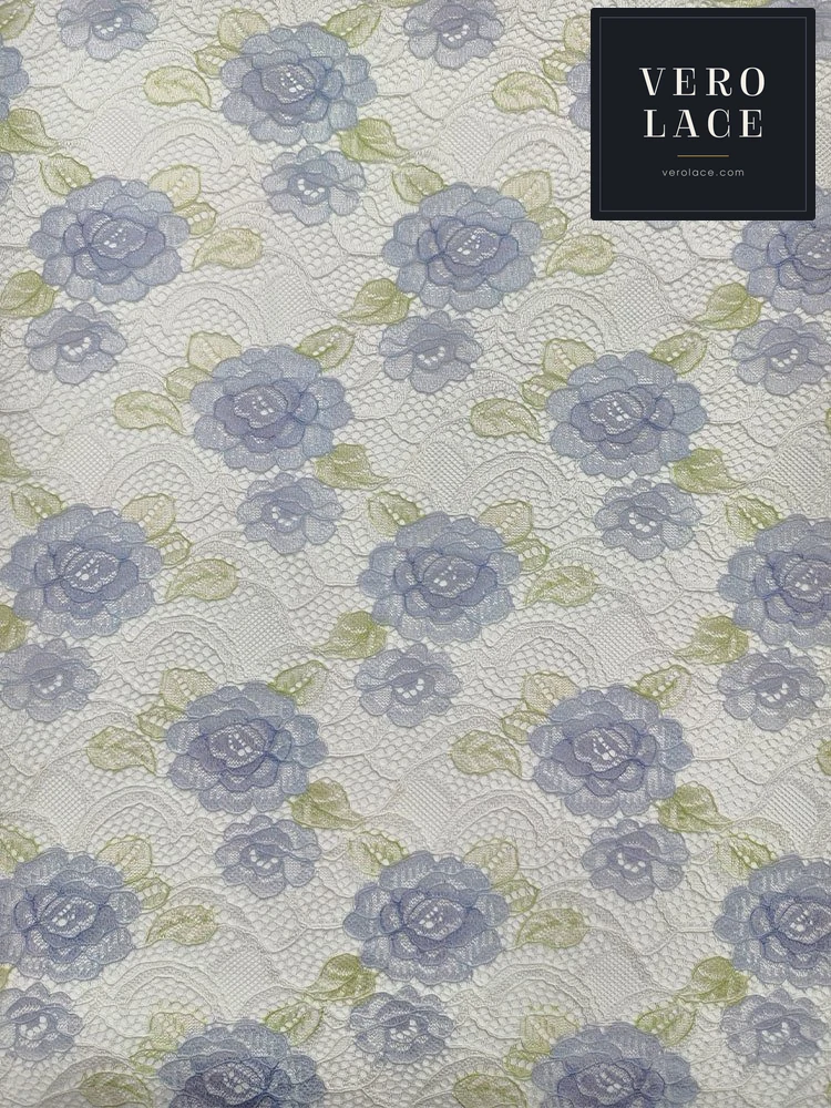 Printed Lace, Placement Floral — VL-PR-0024