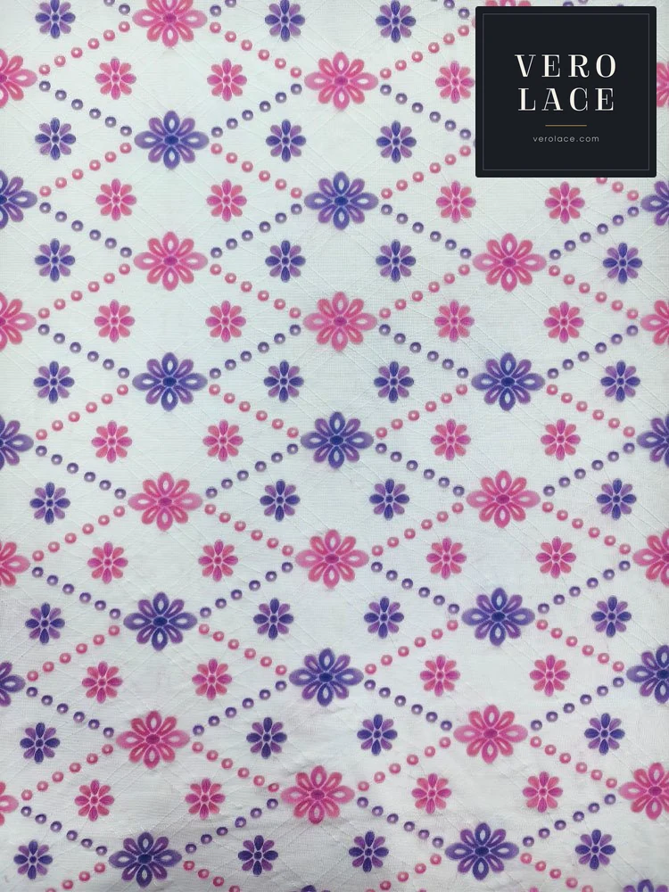 Printed Lace, Placement Floral — VL-PR-0039