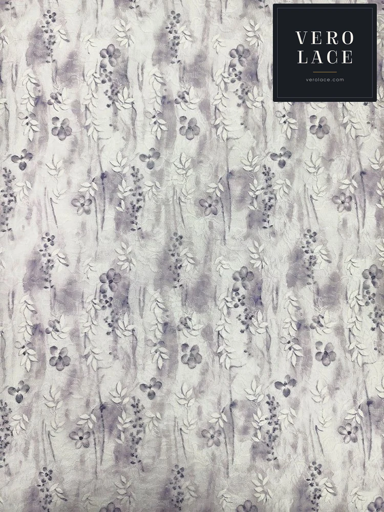 Printed Lace, Poly-Spandex Ditsy Floral — VL-PR-0082