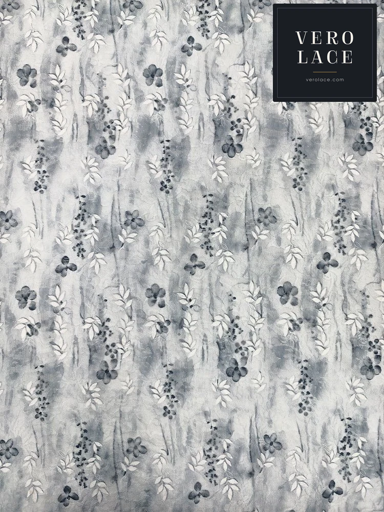 Printed Lace, Poly-Spandex Ditsy Floral — VL-PR-0090