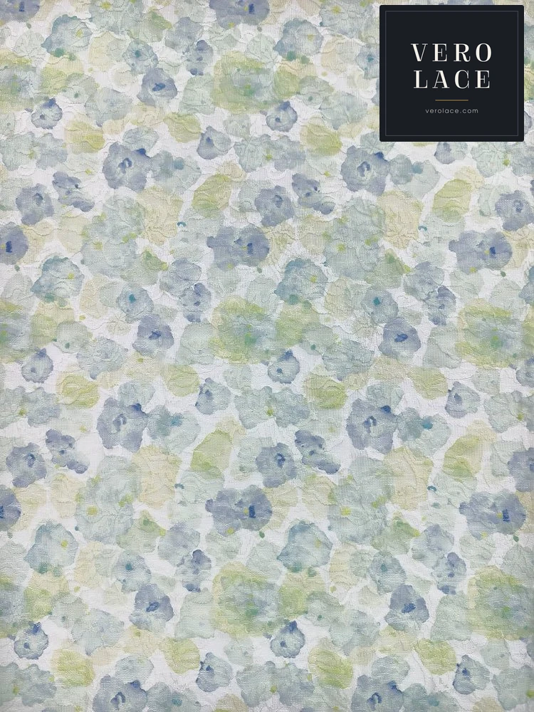 Printed Lace, Poly-Spandex Ink Splash — VL-PR-0072