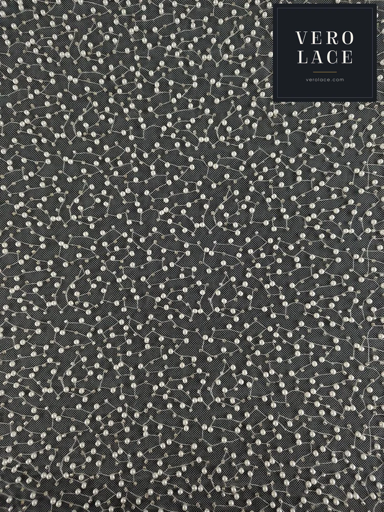 Sequin Lace, Bubble Bead — VL-SQ-0034