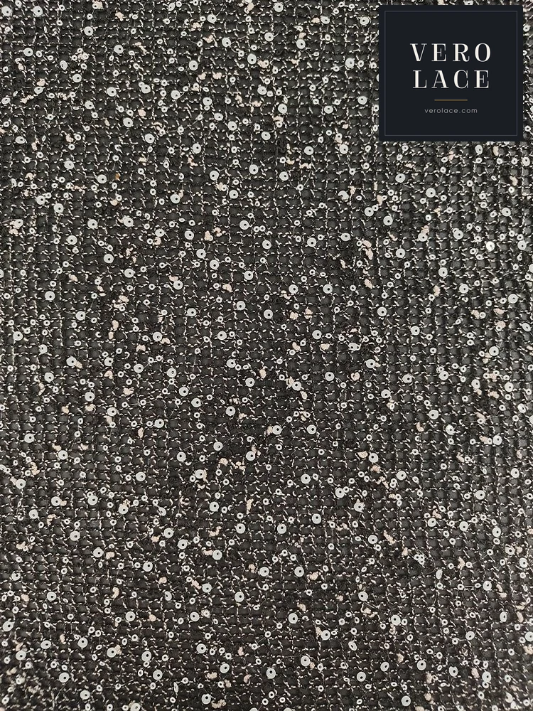 Sequin Lace, Large & Small White — VL-SQ-0088