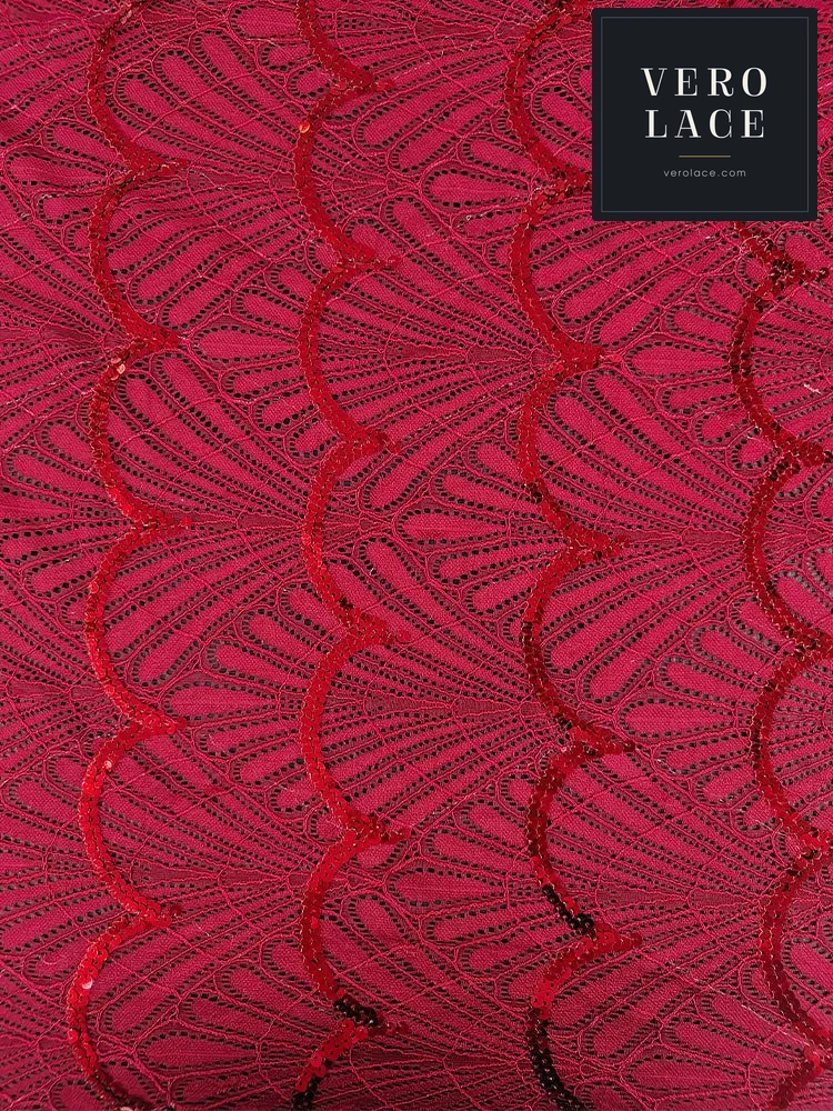 Sequin Lace, Small Motif — VL-SQ-0064