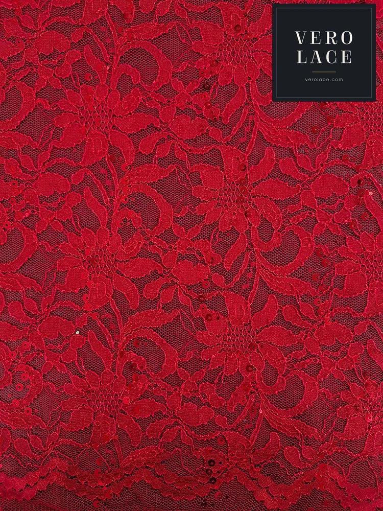 Sequin Lace, Stretch Large & Small — VL-SQ-0103