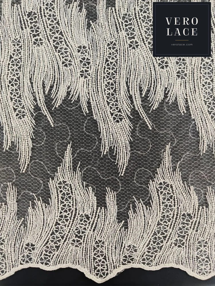 Sequin Lace, Transparent Embroidery Diamond Mesh — VL-SQ-0004