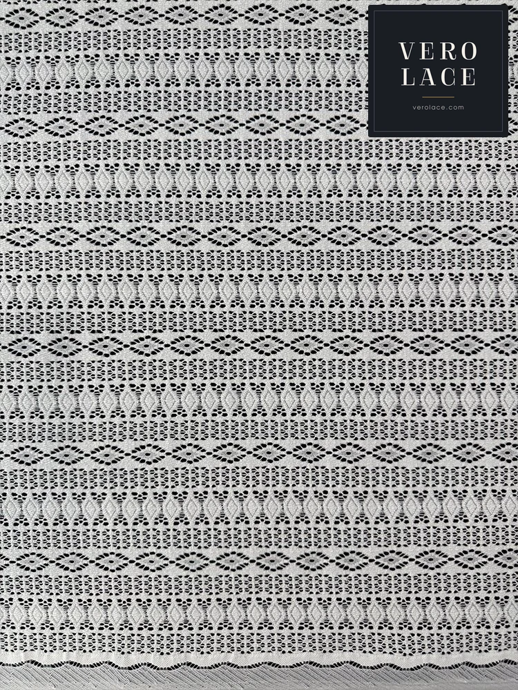 Stretch Lace, Scalloped Edge — VL-PS-0008
